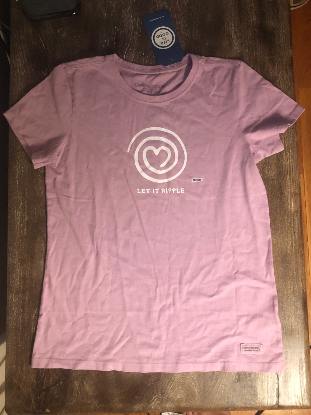 Life is Good Women's Crusher Let it Ripple Tee